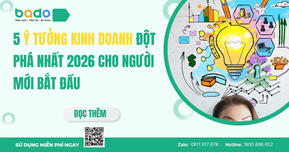 5 ý tưởng kinh doanh đột phá nhất 2026